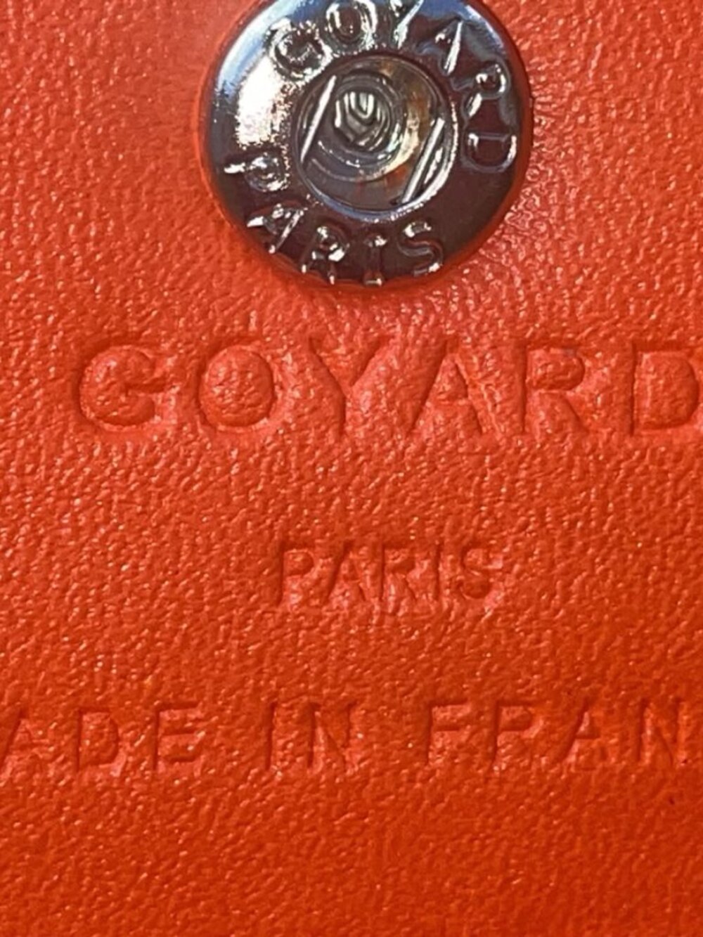 Goyard Goyardine Saint Louis Orange Tote Like New - Picture 4 of 6